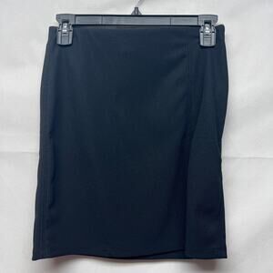 Topshop Y2K 90s Vintage High Waisted Black Skirt size 4